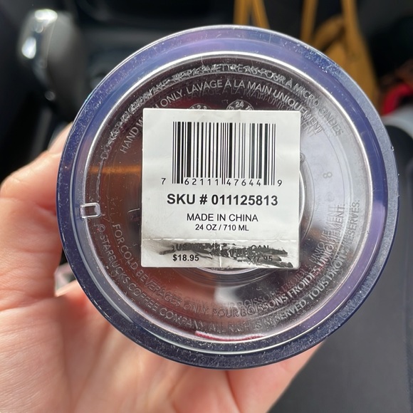 Starbucks Foil cold beverage Cup - Picture 3 of 3